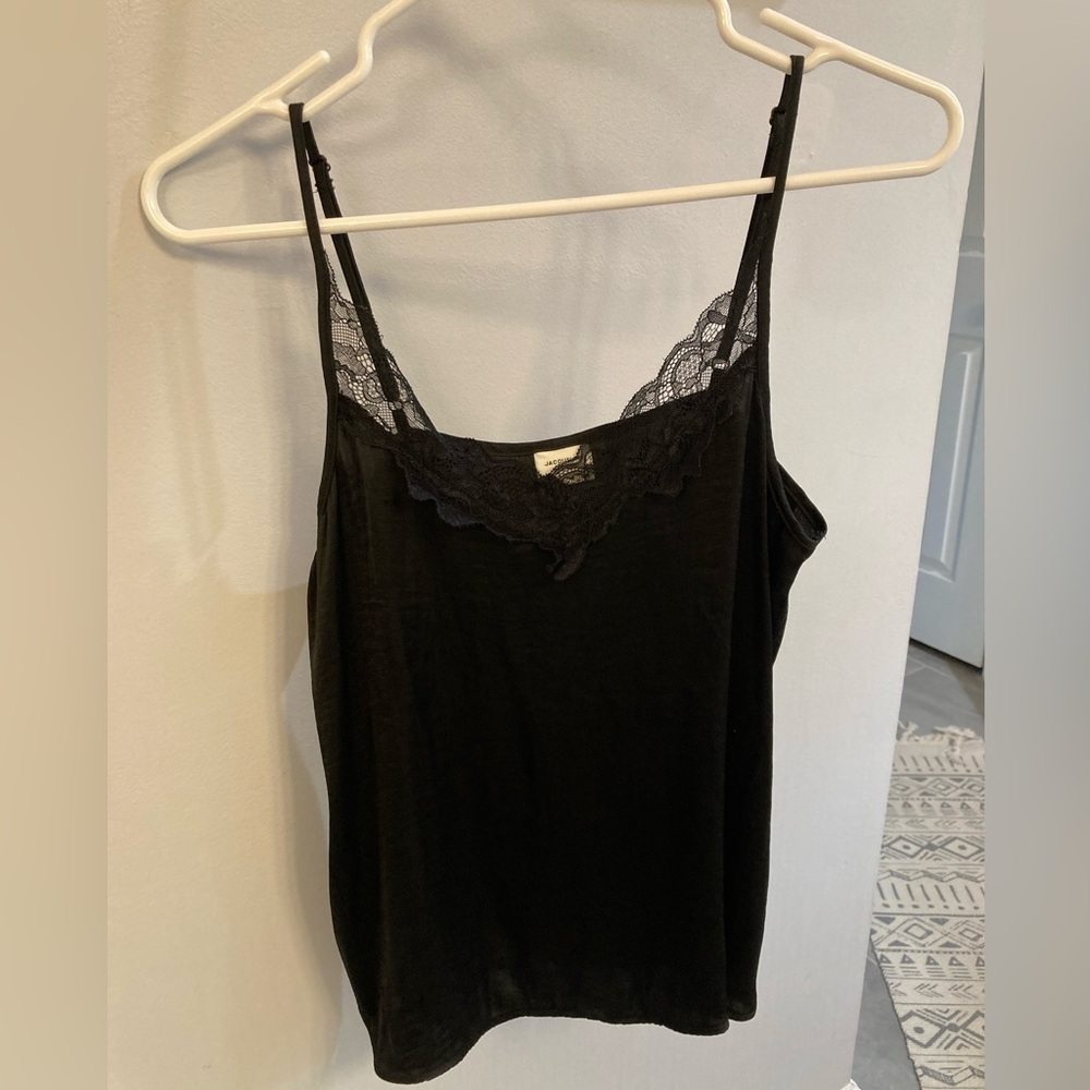 Jacqueline de yong black lace singlet camisole